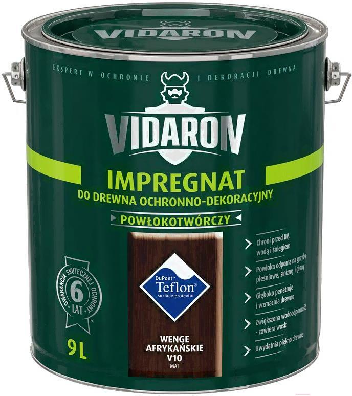 

Защитно-декоративный состав Vidaron Impregnant V10 (9л) африканское венге