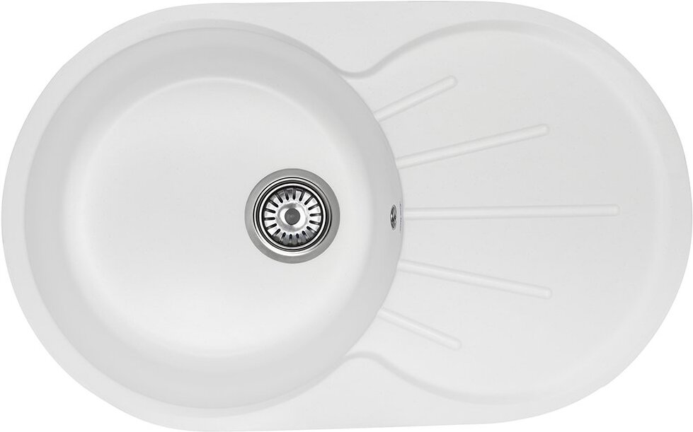 

Кухонная мойка Gran-Stone GS 18 L 331 белая, Кухонная мойка Gran-Stone GS-18L (331 белый)