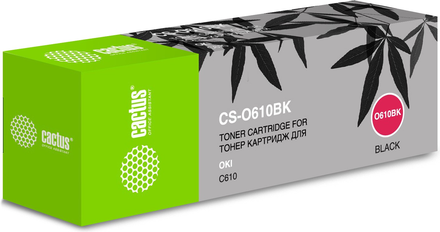 

Картридж CACTUS CS-O610BK, Картридж Cactus CS-O610BK