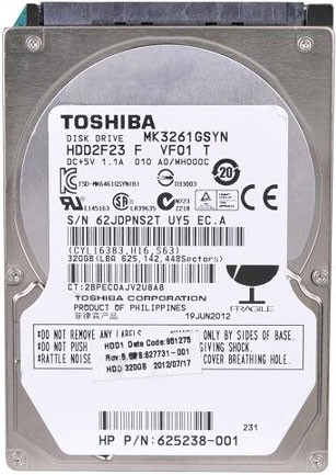 

Жёсткий диск 320GB Toshiba MK3261GSYN (3.5 320GB Toshiba MK3261GSYN (PULL))
