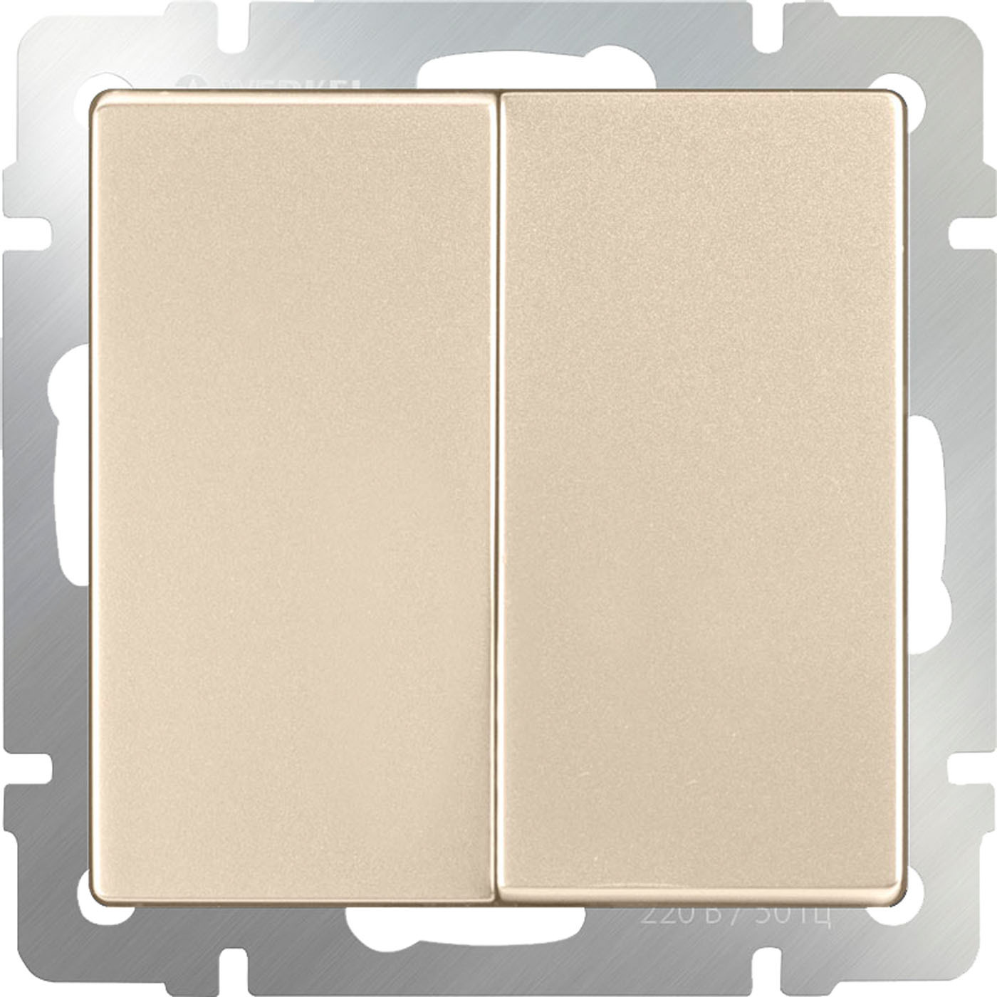 

Выключатель Werkel WL11-SW-2G-2W шампань [a040921], Выключатель Werkel WL11-SW-2G-2W a040921 шампань