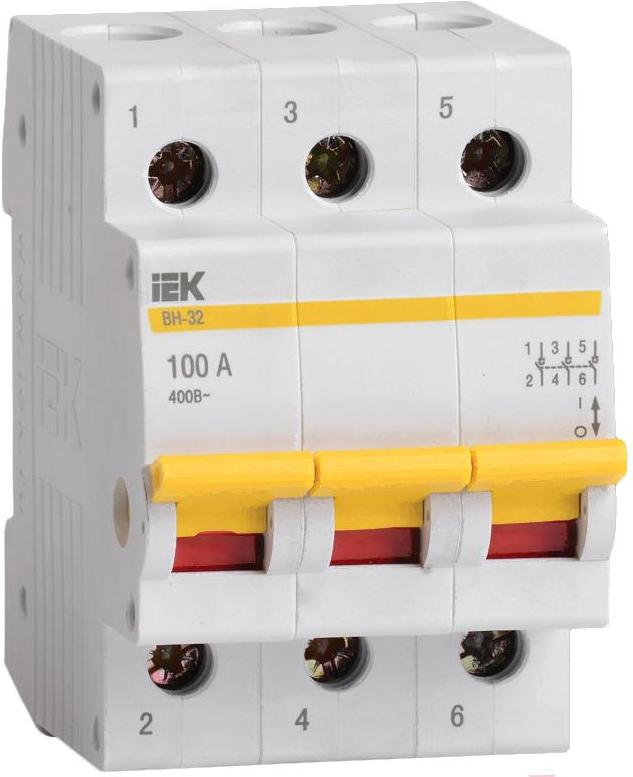 

Выключатель нагрузки IEK ВН-32 3Р 40А [MNV10-3-040], Выключатель нагрузки IEK ВН-32 3Р 40А MNV10-3-040