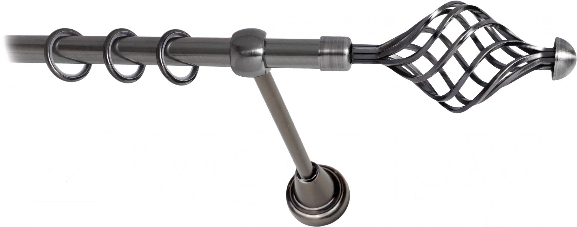 

Карниз Lm Decor Вираж 098 1р гладкий 3.2м антрацит, Вираж 098 1р гладкий 16мм 3.2м
