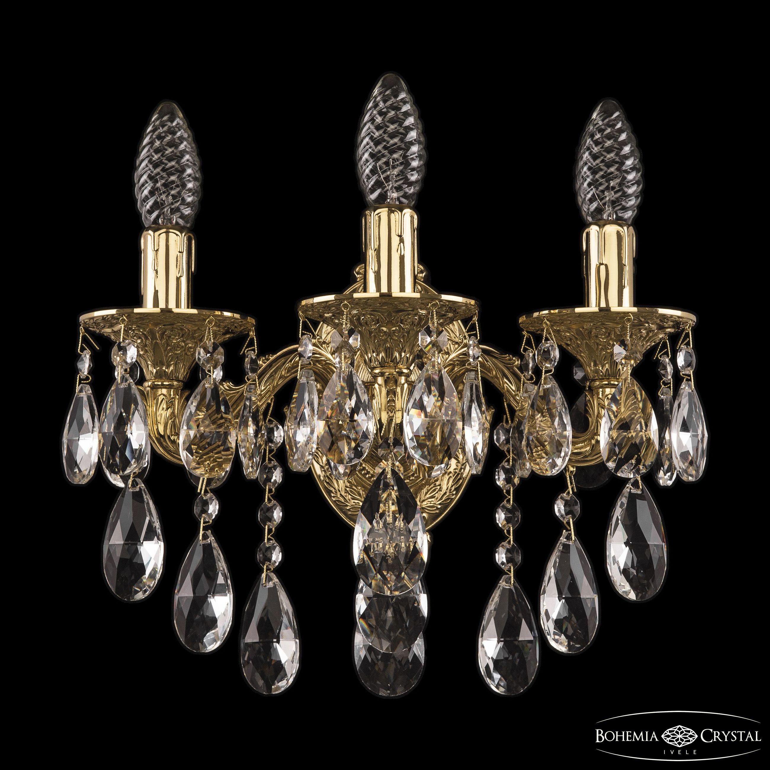 

Бра Bohemia Ivele Crystal 7102B11/3/125 B G