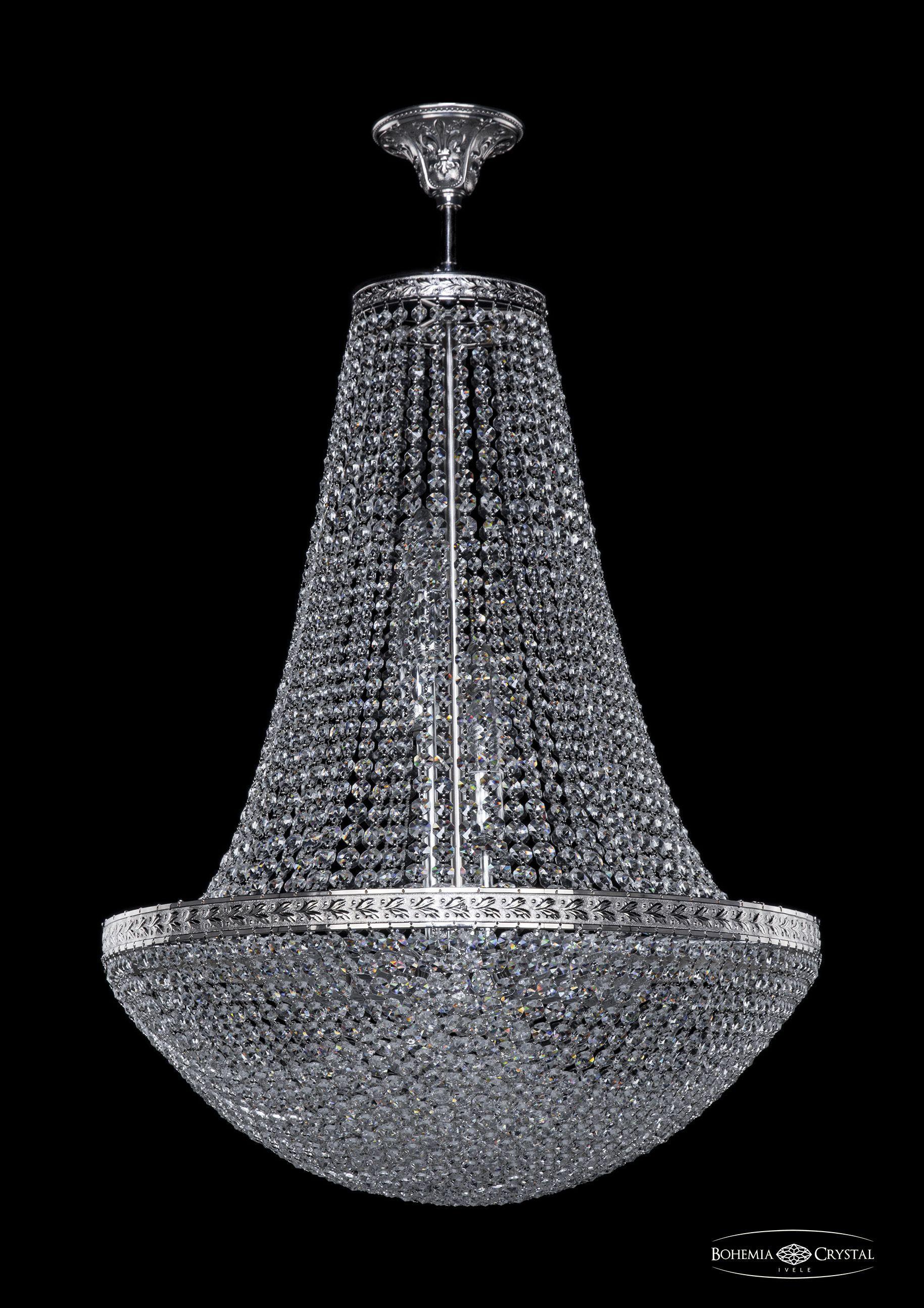 

Люстра на штанге Bohemia Ivele Crystal 19321/H2/55IV Ni
