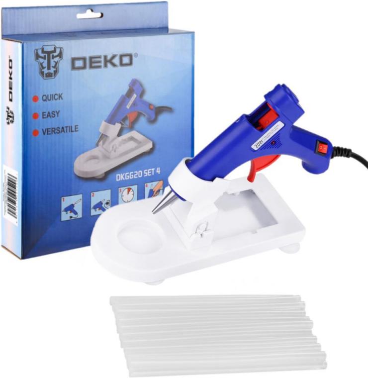 

Термоклеевой пистолет Deko DKGG20 SET4 [063-4968], DKGG20 SET4