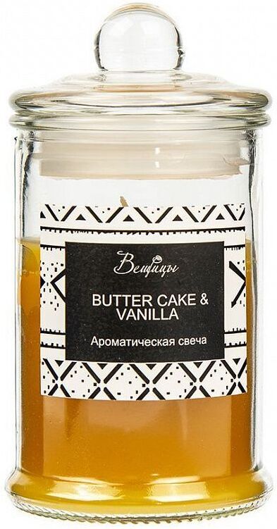 

Декоративная свеча Вещицы Butter Cake Vanilla D6х11