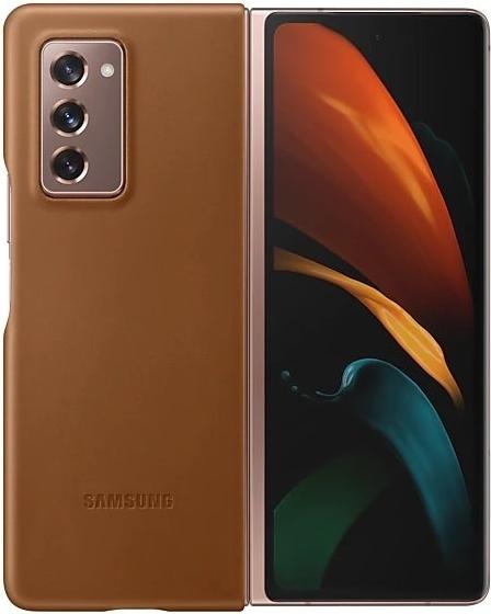 

Чехол для телефона Samsung Leather Cover для FOLD2 Brown [EF-VF916LAEGRU], Leather Cover для FOLD2