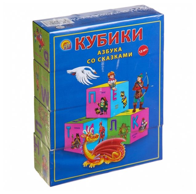 

Развивающая игрушка Рыжий кот Азбука со сказками 12 шт [К12-0286], Азбука со сказками 12 шт