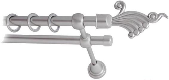 

Карниз Lm Decor Кения 023 2р гладкий 2м сатин, Кения 023 2р гладкий 16мм 2.0м