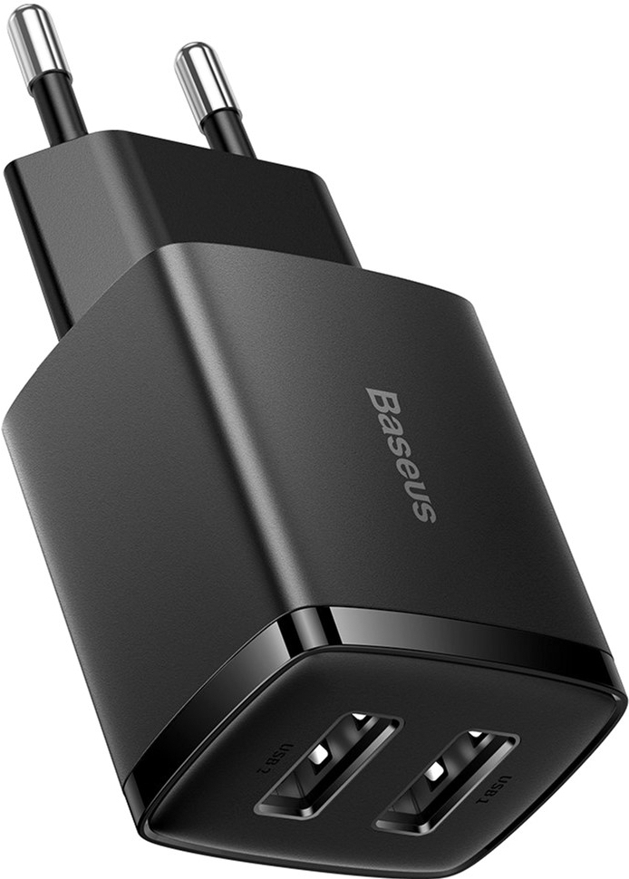 

Сетевое зарядное устройство Baseus Compact Charger 2U 10.5W EU Black (CCXJ010201)