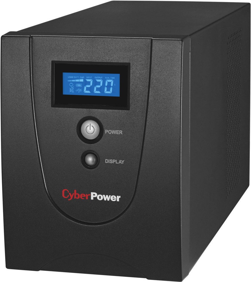

Источник бесперебойного питания CyberPower Value LCD 1500VA Black (VALUE1500ELCD), Источник бесперебойного питания CyberPower Value LCD 1500VA VALUE1500ELCD Black