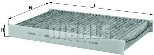 

Салонный фильтр Knecht/Mahle LAK138, LAK138