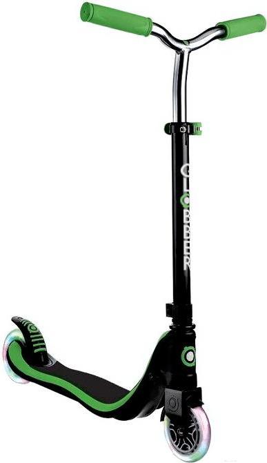 

Самокат Globber Flow 125 Lights черный/зеленый, Flow 125 Lights