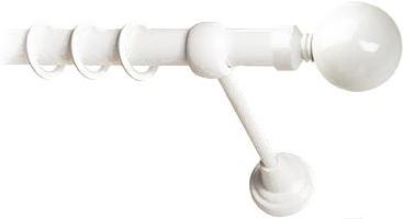 

Карниз Lm Decor Шар большой 059 1р гладкий 25мм 2.8м белый глянец, Шар большой 059 1р гладкий 25мм 2.8м