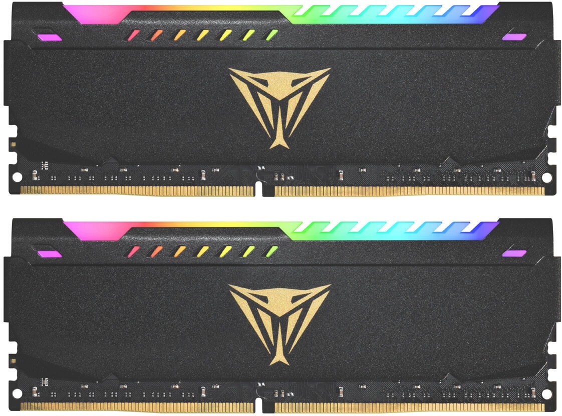 

Оперативная память Patriot DDR 4 DIMM 32Gb [PVSR432G320C8K], Оперативная память Patriot Viper Steel RGB 2x16GB DDR4 PC4-21300 (PVSR432G320C8K)