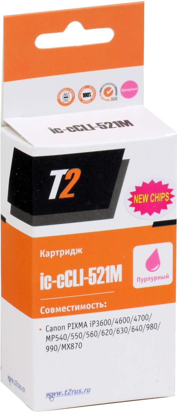 

Картридж для принтера и МФУ T2 IC-CCLI-521M, IC-CCLI-521M