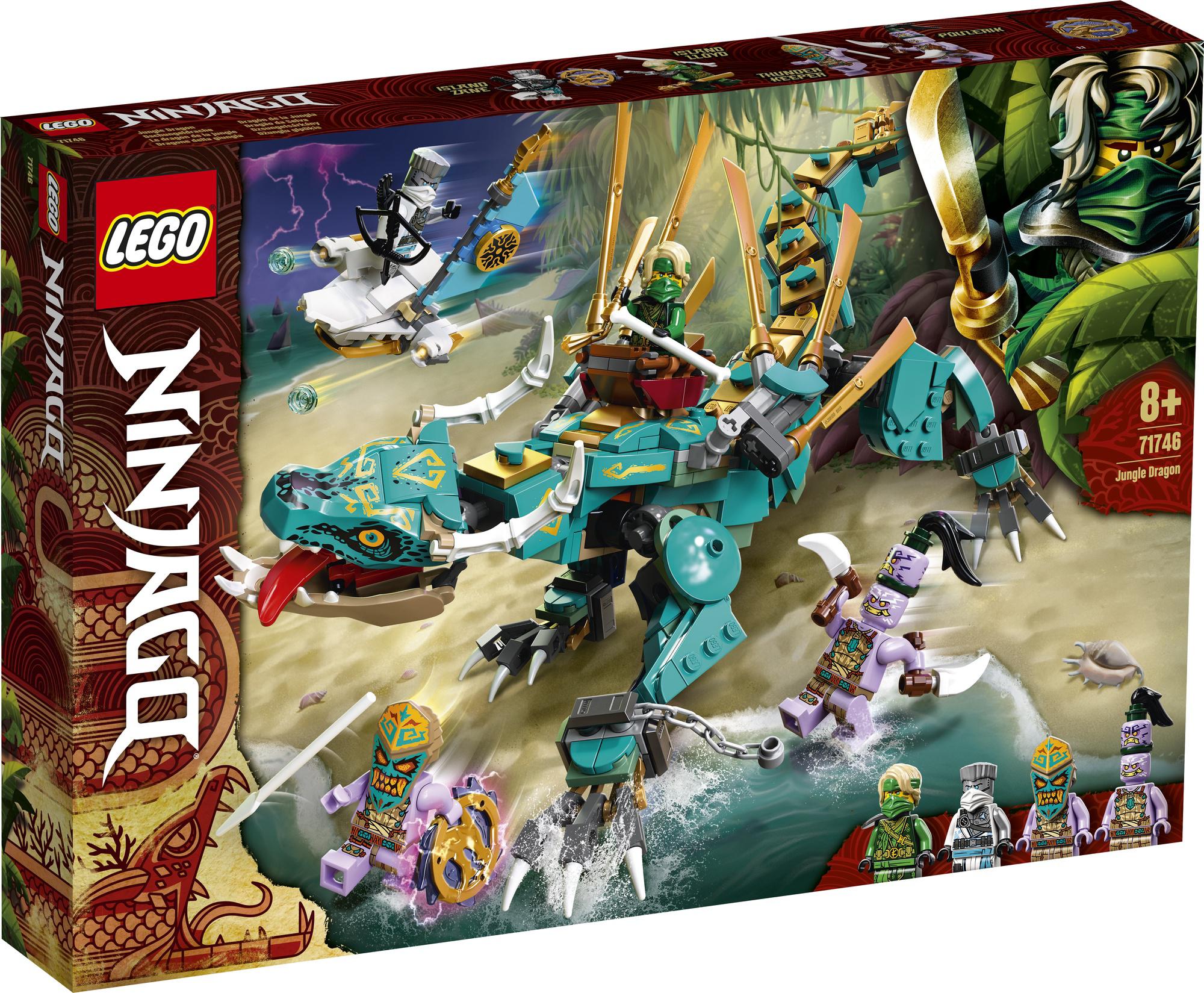 

Конструктор LEGO NINJAGO Дракон из джунглей [71746], NINJAGO Дракон из джунглей