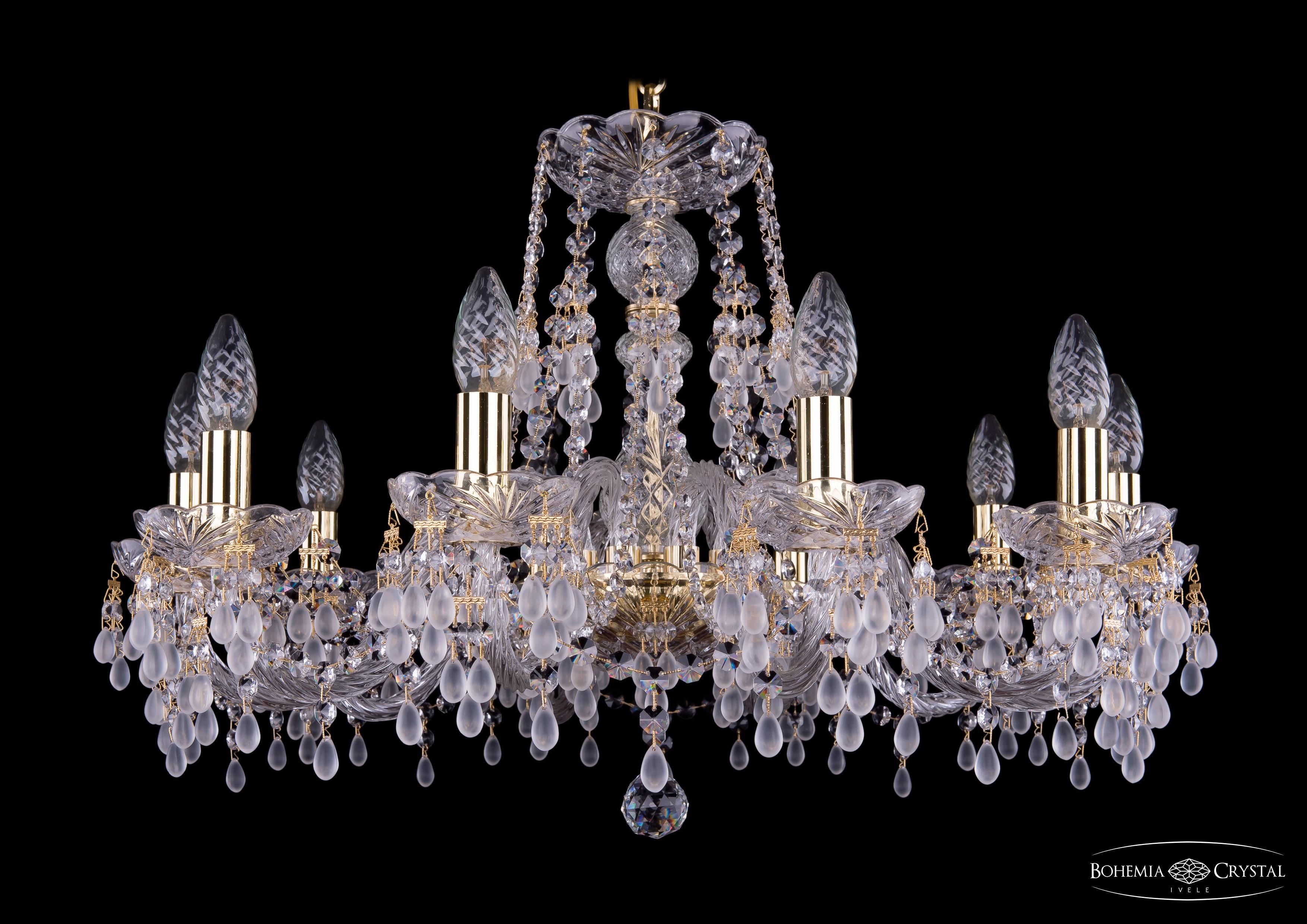 

Подвесная люстра Bohemia Ivele Crystal 1410/10/240 G V0300