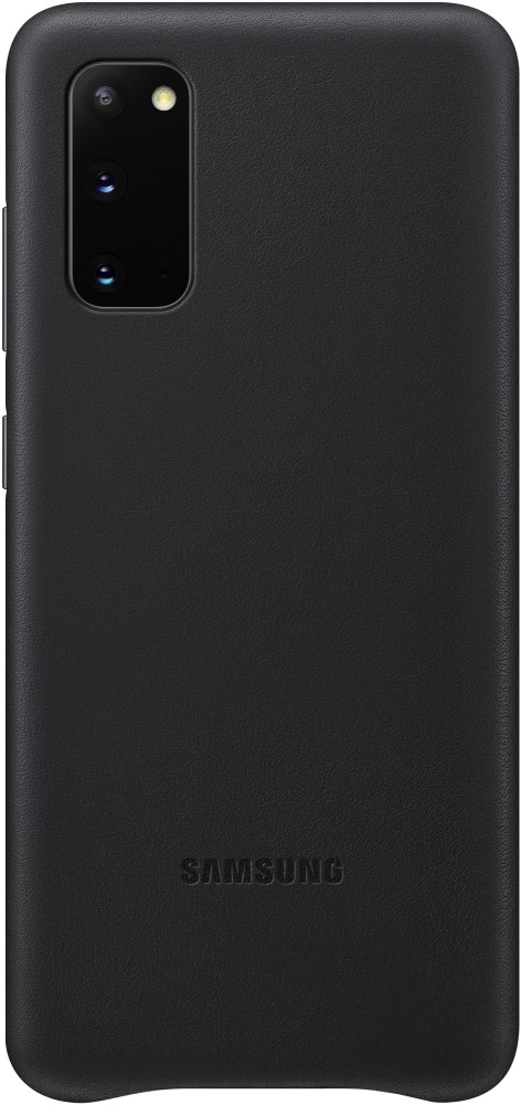 

Чехол для телефона Samsung Leather Cover для S20 Black, Leather Cover для S20