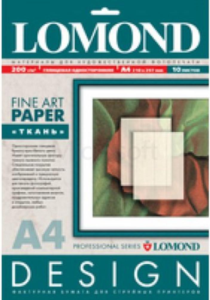 

Фотобумага Lomond Textile A4 200 г/кв.м. 10 листов (0920041), Textile A4 200 г/кв.м. 10 листов