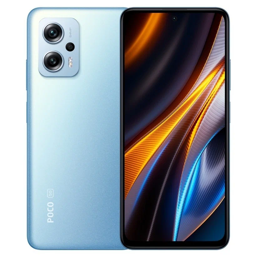 

Смартфон Xiaomi POCO X4 GT 8GB/256GB Blue EU (22041216G)