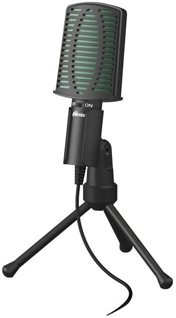 

Микрофон Ritmix RDM-126 Black/Green, Микрофон Ritmix RDM-126 черно-зеленый