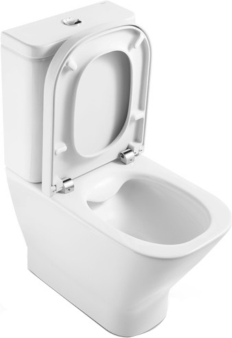 

Унитаз Roca The Gap CleanRim [34273700H] без бачка без крышки, Унитаз Roca The Gap CleanRim без бачка без крышки 34273700H
