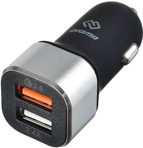

Зарядное устройство Digma DGCC-2U-QC3.0-BS, DGCC-2U-QC3.0-BS