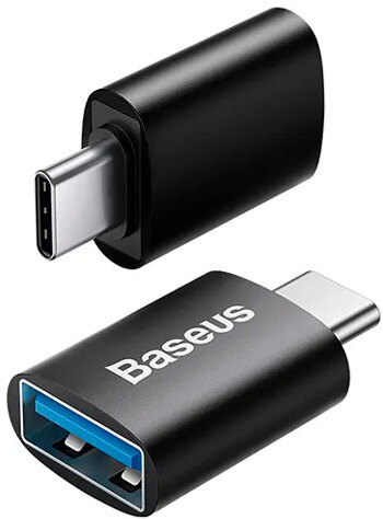 

Переходник Baseus ZJJQ000001 Ingenuity Series Mini OTG Adaptor Type-C (M) to USB-A 3.1 (F) Black