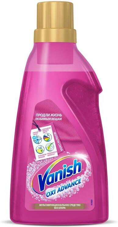 

Пятновыводитель Vanish Oxi Advance гель 750 мл