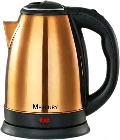 

Электрочайник Mercury MC-6622 нержавейка/золотистый металик, MC-6622
