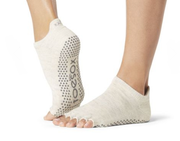 

Носки для йоги Toesox Low Rise M овсянка [TT\S01926OAT\OT-OM-CR], Low Rise M