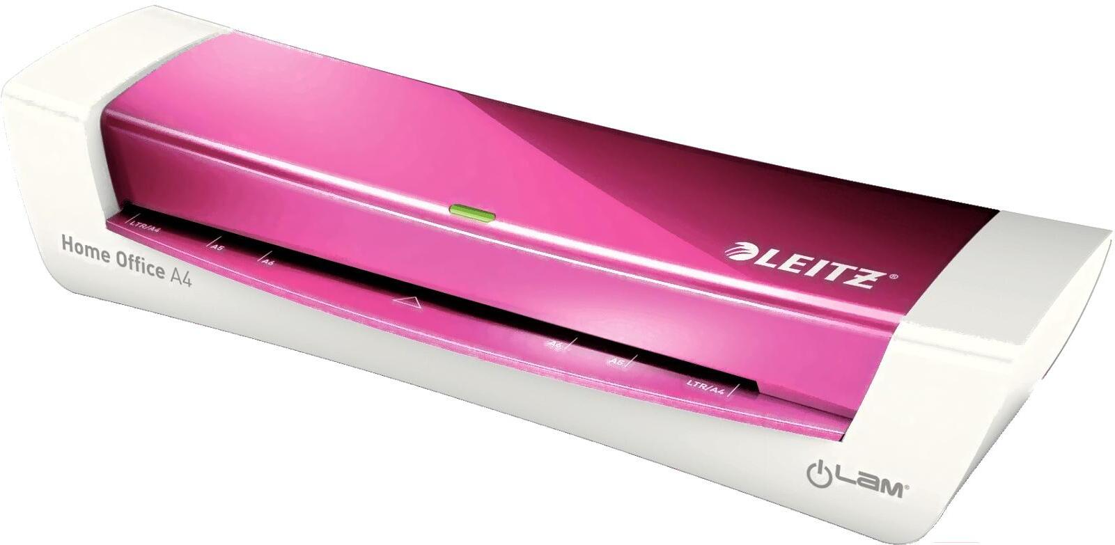 

Ламинатор Leitz iLAM Home Office A4 / 73680023 (розовый), Ламинатор Leitz iLAM Home Office A4 73680023 розовый