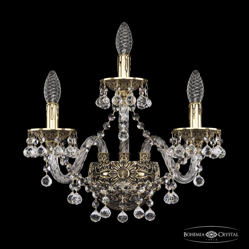 

Бра Bohemia Ivele Crystal хрустальная [16109B/2+1/165 GB], хрустальная