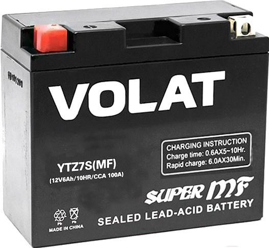 

Аккумулятор VOLAT YTZ7S MF L+ 6 А/ч