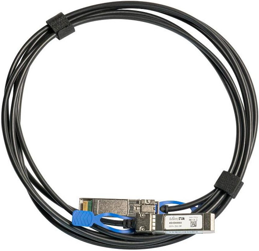 

Кабель для компьютера Mikrotik Direct Attach SFP/SFP+/SFP28 3m [XS+DA0003], (Переходник Mikrotik XS+DA0003)