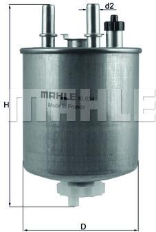 

Фильтр топливный Knecht/Mahle KL834, KL834