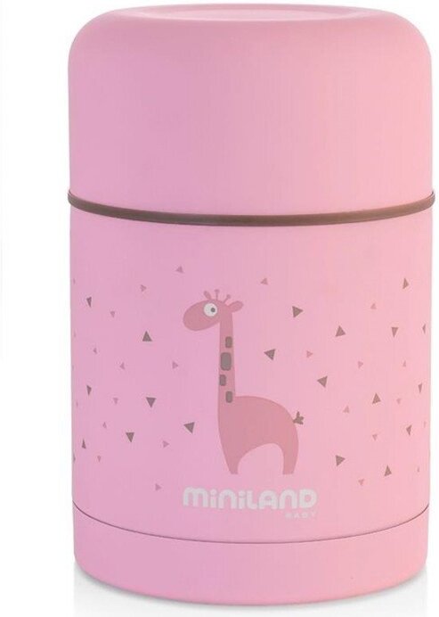 

Термос детский для еды Miniland Silky Thermos 600 мл розовый, Термос Miniland Детский для еды Silky Thermos 600 мл розовый