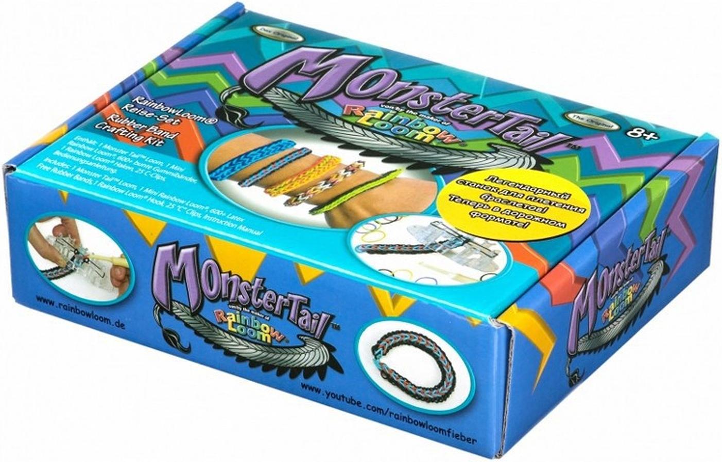 

Набор для творчества Rainbow Loom Набор для браслетов Monster Tail [T1000(611)], Набор для браслетов Monster Tail