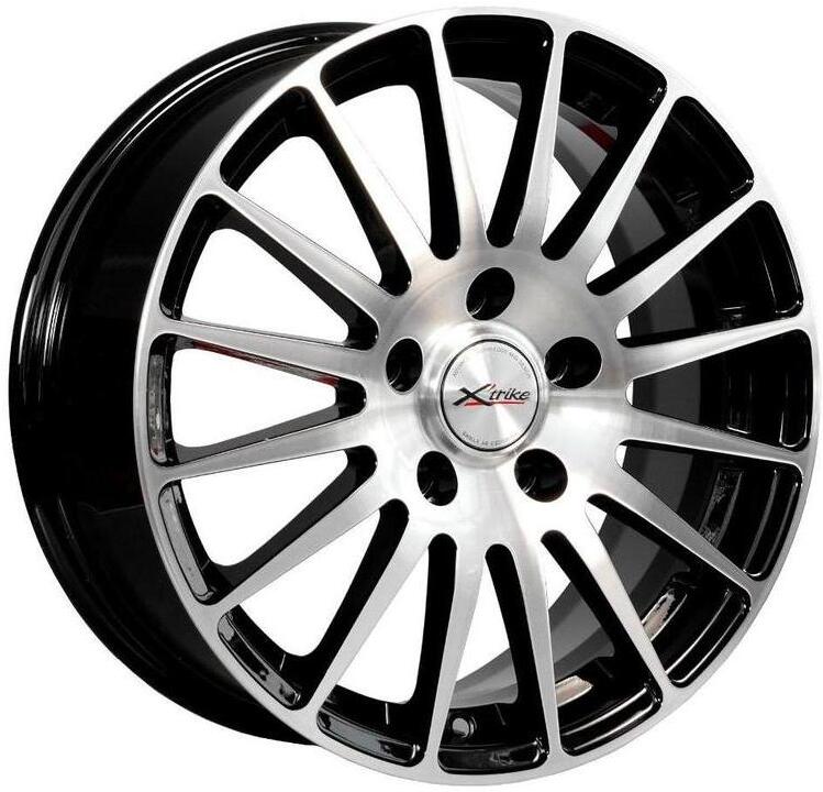 

Автомобильные диски X'trike X-128 16x6.5 5х114.3мм DIA 67.1мм ET 45мм BK/FP