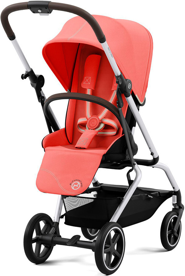 

Коляска прогулочная Cybex Eezy S Twist plus SLV hibiscus red