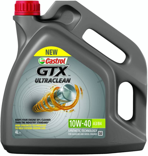

Моторное масло Castrol GTX Ultraclean 10W40 A3/B4 / 15A4E0 (4л), Моторное масло Castrol GTX Ultraclean 10W40 A3/B4 4л 15A4E0