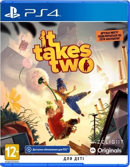 

Игра для приставки Playstation Electronic Arts It Takes Two PS4 EU Pack RU Subtitles (5030945124696)