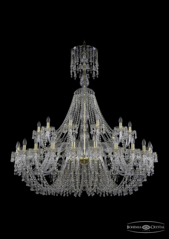 

Подвесная люстра Bohemia Ivele Crystal 1410/24+12/530/XL-156/G/V0300