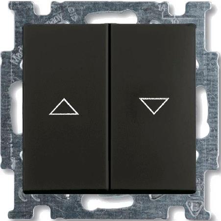 

Выключатель ABB Basic 55 1413-0-1098 шато-черный, Basic 55 1413-0-1098