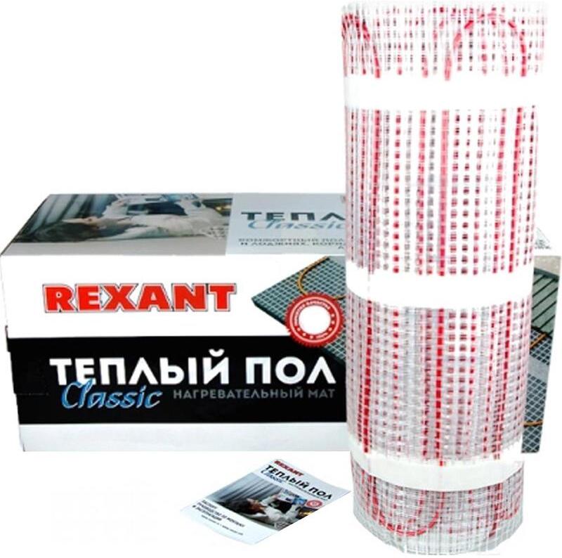 

Теплый пол Rexant Classic RNX-1.5-225 [51-0503-2], Нагревательный мат Rexant Classic RNX-1.5-225 (1.5 кв.м. 225 Вт)