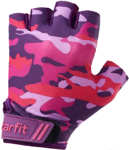 

Перчатки для фитнеса Starfit WG-101 S розовый/камуфляж