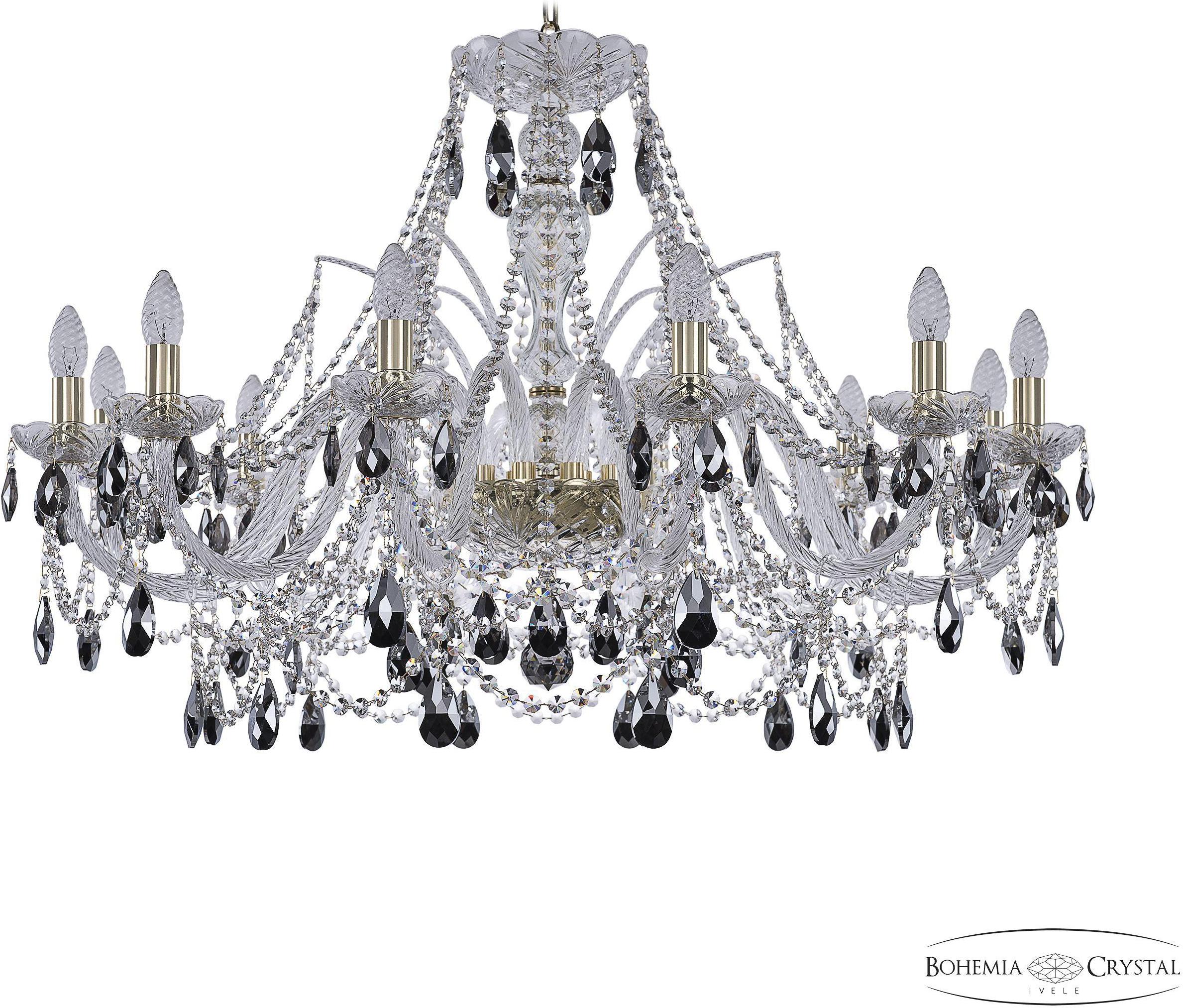 

Подвесная люстра Bohemia Ivele Crystal 1411/12/360 G K781