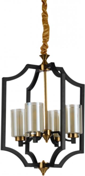 

Подвесная люстра Lumina Deco LDP 1224-4 BK+MD, LDP 1224-4 BK+MD